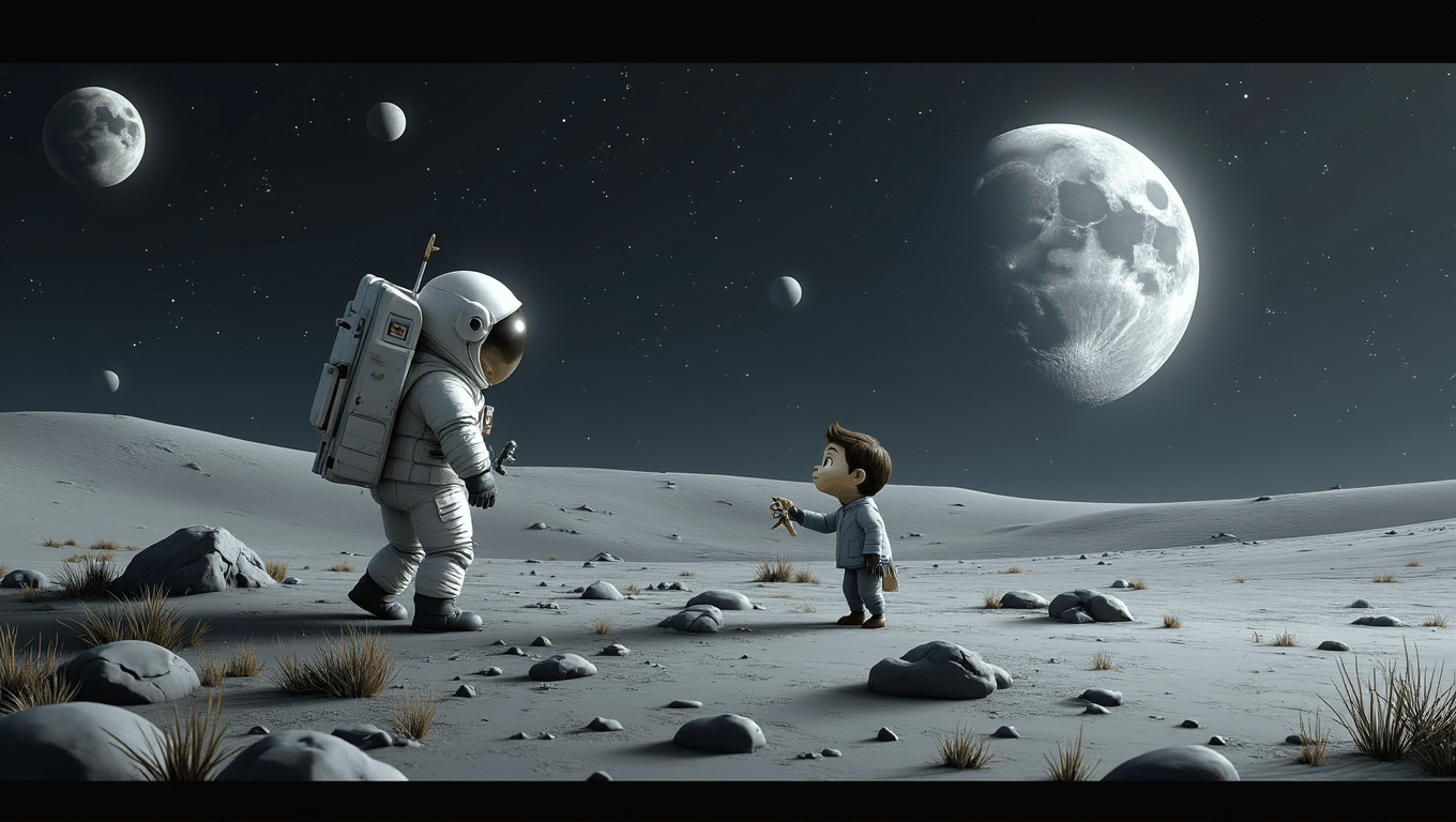  చంద్రునిపై ల్యాండింగ్ :