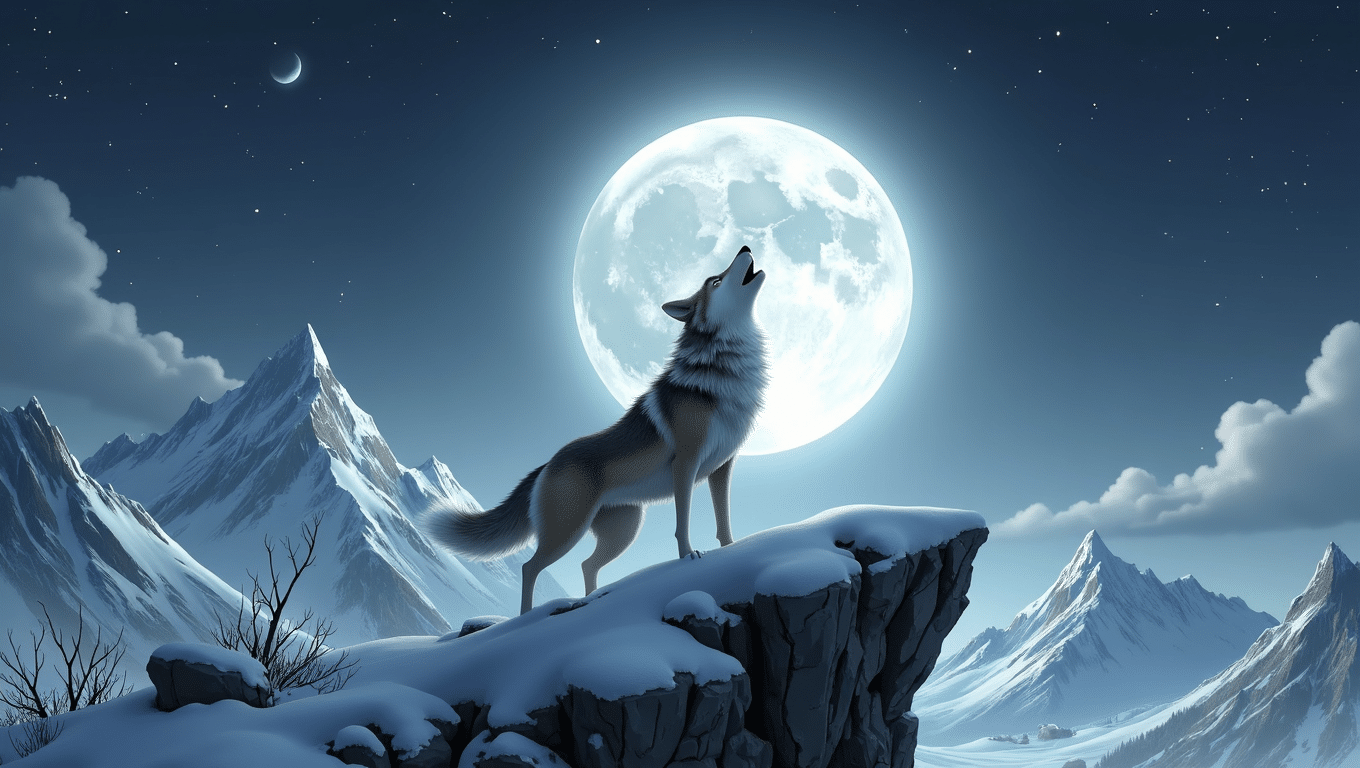 WOLF MOON IN JANUARY